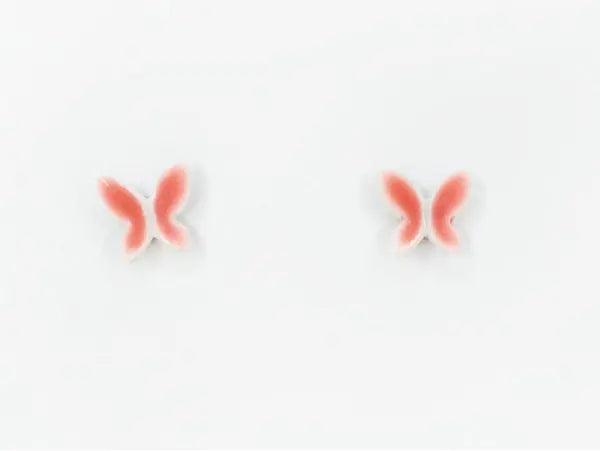 Boucles d’oreilles en porcelaine papillon par LA PETITE EPICERIE • Ado, beau, carte, coloriage,