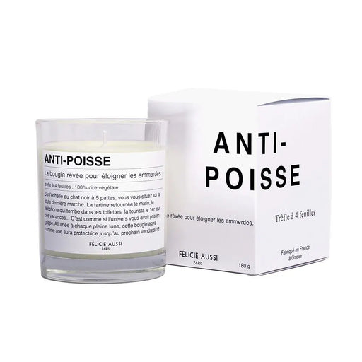 BOUGIE ANTI POISSE par FELICIE AUSSI • bougie, cire végétale, déco, importation_inventaire_2, 