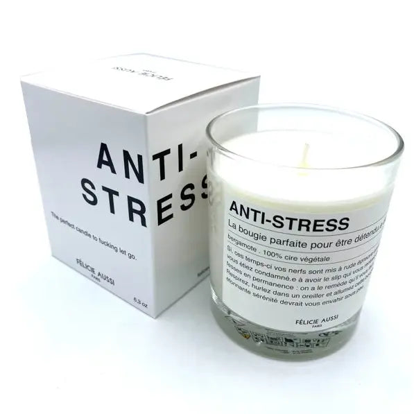 BOUGIE ANTI STRESS par FELICIE AUSSI • bougie, cire végétale, déco, embellir, intérieur