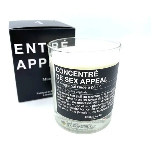BOUGIE Concentré de Sex Appeal par FELICIE AUSSI • bougie, cire végétale, déco, embellir, intérieur