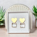Boules d’oreilles - LOVELLE par DUESTELLE ITALIA • Amour, GLAMOUR, NEW, saint valentin, valentin