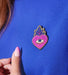 Broche Ex Voto Pink par MALICIEUSE • accessoires, broche, fashion, femme, made in france