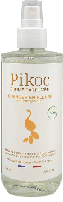 BRUME DE LINGE ORANGER EN FLEURS - HYPOALLERGÉNIQUE par Pikoc • environnement, frais, made in 