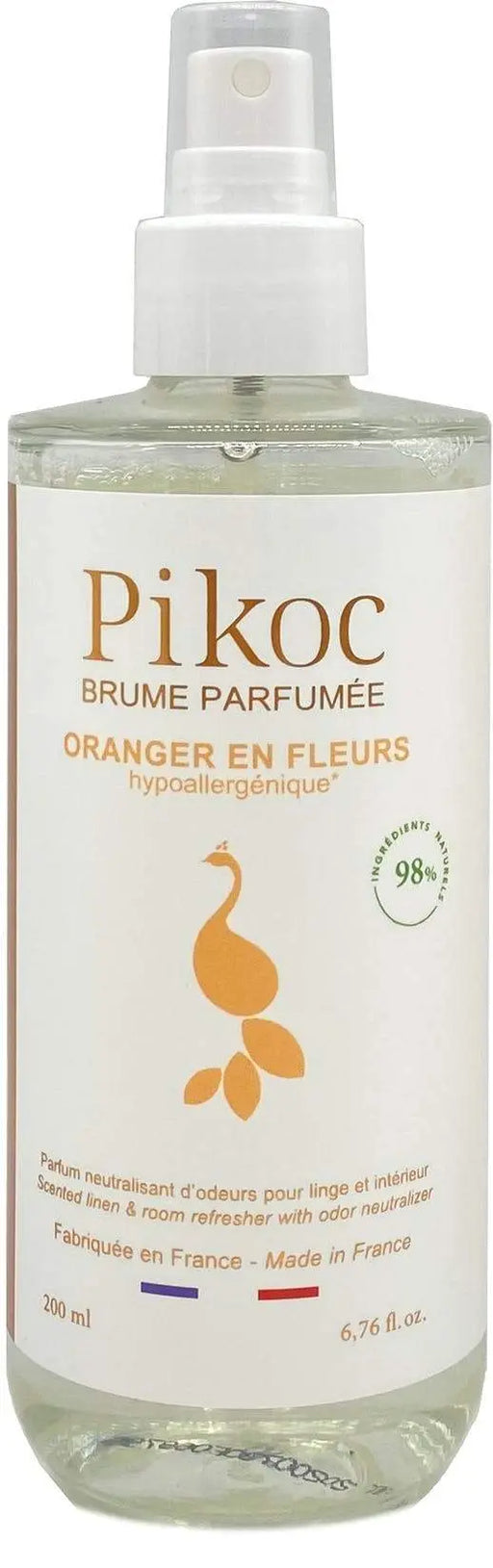 BRUME DE LINGE ORANGER EN FLEURS - HYPOALLERGÉNIQUE par Pikoc • environnement, frais, made in 