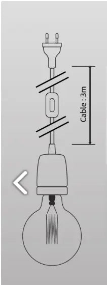 Câble textile - switch & plug cord set par FILAMENTSTYLE • déco, déco intérieur, décoration, 