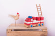 Camion de pompier en bois par TARNAWA TOYS • bois, camion, enfant, JOUET, NEW