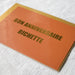 CARTE + ENVELOPPE ANNIVERSAIRE BICHETTE par FELICIE AUSSI • bureau, carte, carte postale, france, 