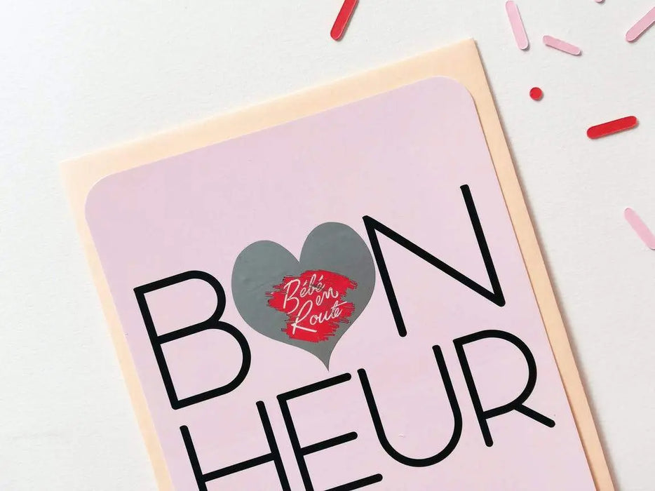 CARTE A GRATTER -ANNONCE GROSSESSE /BEBE EN ROUTE par PAMELA LOOPS • annonce, bebe, carte, 