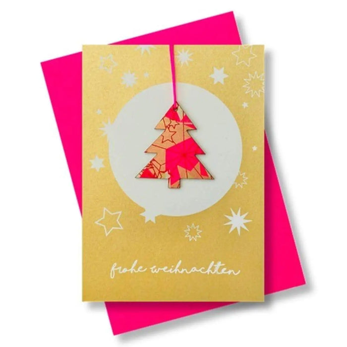 CARTE - MERRY CHRISTMAS GOLD- SAPIN DE NOËL par PINK STORIES • christmas, déco, handmade, 