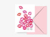 Carte postale - bisous par Collection PREMIER ETAGE • bisou, bisous, NEW, TYPEALIVE