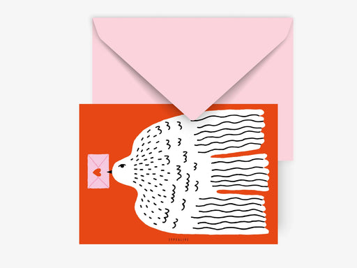 Carte postale - Inséparable par Collection PREMIER ETAGE • condoléances, love, NEW, TYPEALIVE