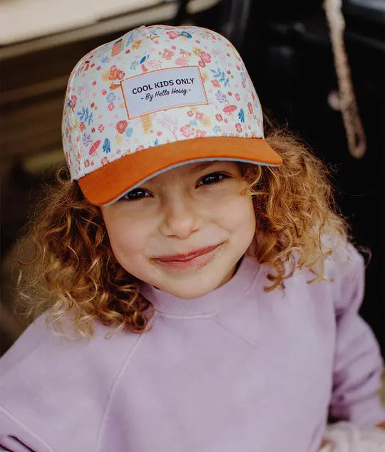 Casquette Dried Flowers par HELLO HOSSY • BACK TO SCHOOL, beau, CASQUETTE, COULEUR, enfant