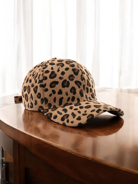 Casquette motif léopard par Collection PREMIER ETAGE • automne, BYREN | ÉLINE L’ATELIER, léopard,
