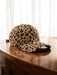 Casquette motif léopard par Collection PREMIER ETAGE • automne, BYREN | ÉLINE L’ATELIER, léopard,