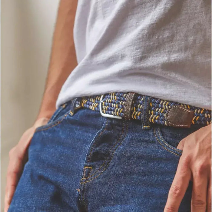 CEINTURE EN COTON CIRÉ ÉLASTIQUE par BILLYBELT • BACK TO SCHOOL, cocooning, couleurs, joyeux, made