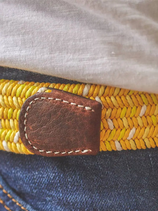 CEINTURE EN COTON CIRÉ ÉLASTIQUE par BILLYBELT • BACK TO SCHOOL, cocooning, couleurs, joyeux, made