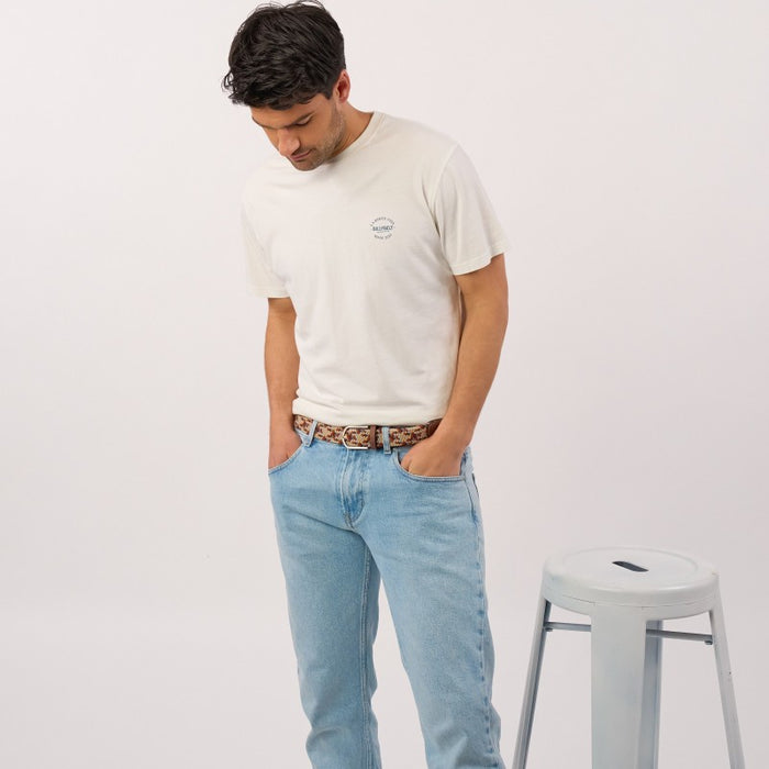 CEINTURE TRESSÉE ÉLASTIQUE MULTICOLORE
