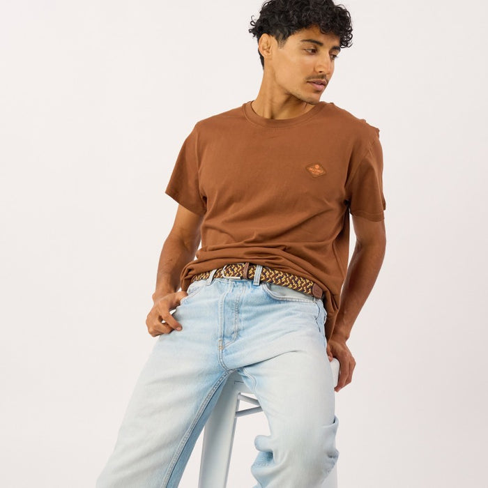 CEINTURE TRESSÉE ÉLASTIQUE MULTICOLORE
