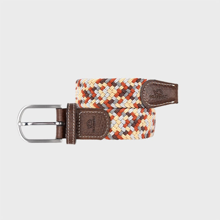 CEINTURE TRESSÉE ÉLASTIQUE MULTICOLORE