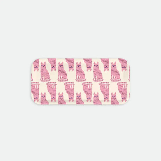 Chat Solitaire - Plateau Café par ALL THE WAYS TO SAY • café, chat, NEW, PETIT DEJEUNER, PINK