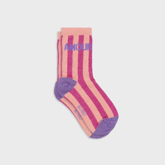 Chaussettes à message en coton peigné