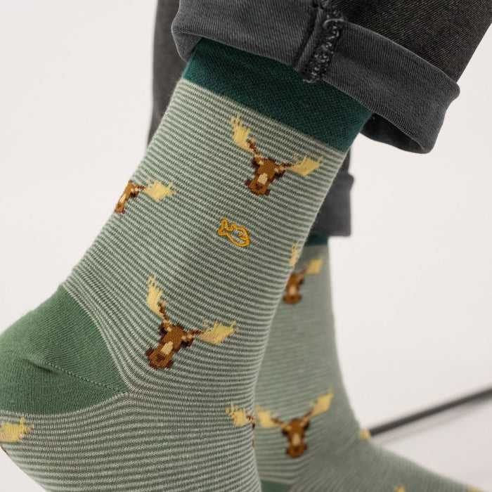 CHAUSSETTES EN COTON PEIGNÉ - Fantaisie
