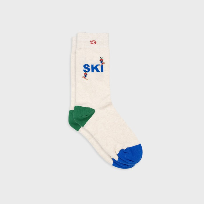 CHAUSSETTES EN COTON PEIGNÉ - Fantaisie
