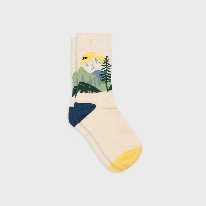CHAUSSETTES EN COTON PEIGNÉ - Fantaisie