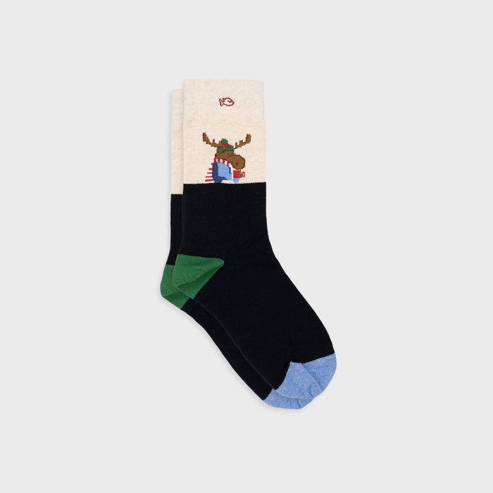 CHAUSSETTES EN COTON PEIGNÉ - Fantaisie