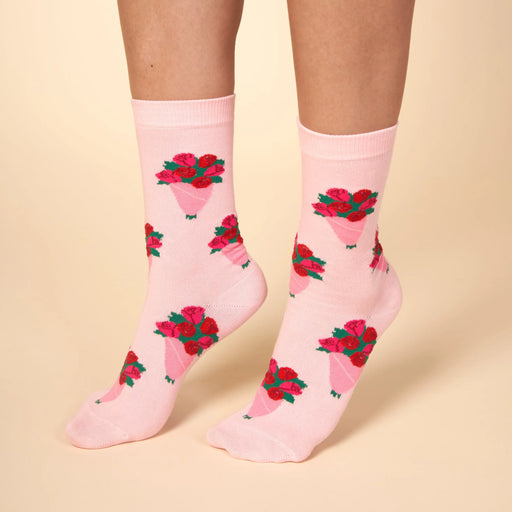Chaussettes Bouquet de Roses par COUCOU SUZETTE • accessoire, beau, cadeau, chaussette, fashion