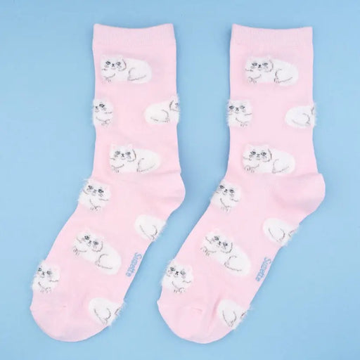 CHAUSSETTES CHAT PERSAN par COUCOU SUZETTE • accessoire, Accessoires Mode Femme, beau, cadeau, chat