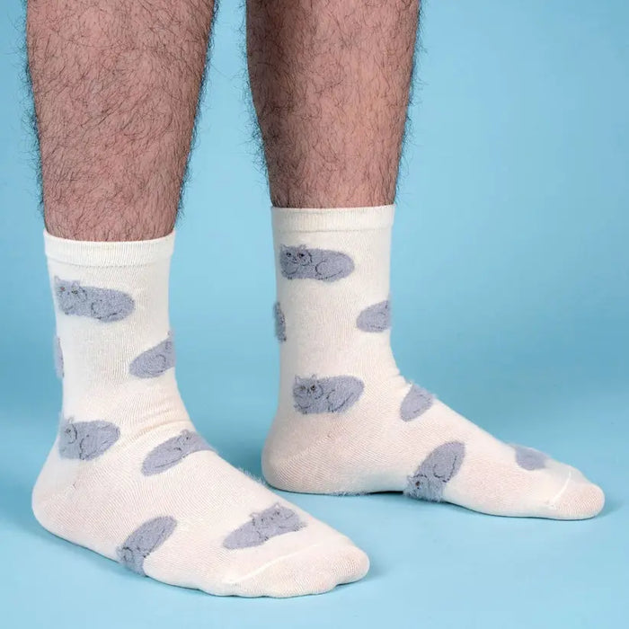 CHAUSSETTES CHAT SUZETTE par COUCOU • accessoire, Accessoires Mode Femme, beau, cadeau, chat