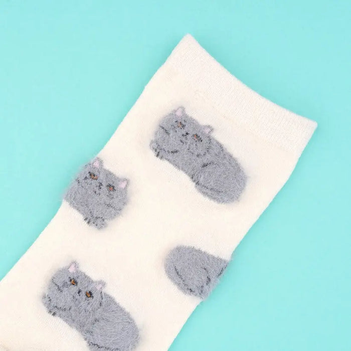 CHAUSSETTES CHAT SUZETTE par COUCOU • accessoire, Accessoires Mode Femme, beau, cadeau, chat