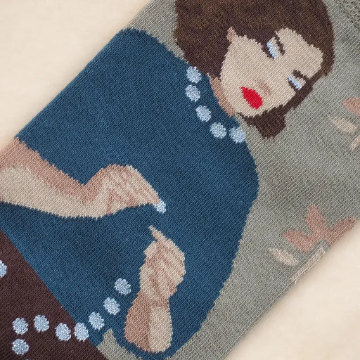 CHAUSSETTES LE COLLIER DE PERLES par KOLORO STUDIO • accessoire, ALSACE, beau, cadeau, chaussette