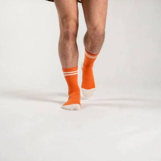 CHAUSSETTES EN COTON PEIGNÉ par BILLYBELT • BACK TO SCHOOL, couleurs, joyeux, NEW, original