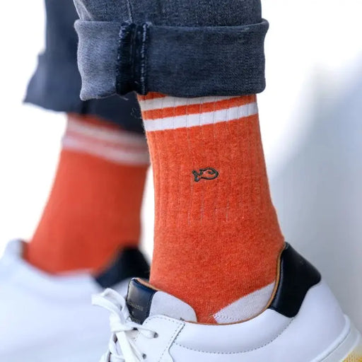 CHAUSSETTES EN COTON PEIGNÉ par BILLYBELT • BACK TO SCHOOL, couleurs, joyeux, NEW, original