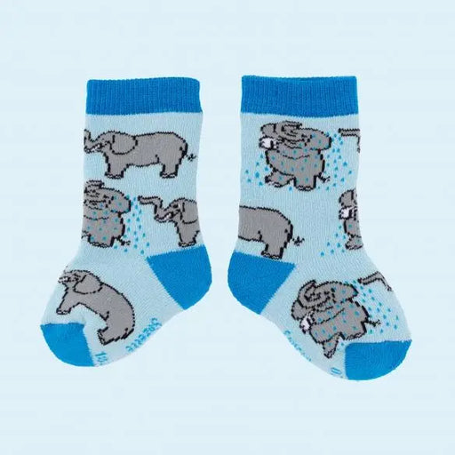 CHAUSSETTES DOUCHE ELEPHANT par COUCOU SUZETTE • accessoire, beau, cadeau, chaussette, CHRISTMAS