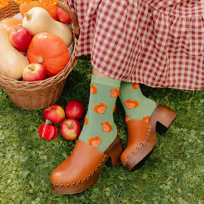 Chaussettes Écureuil par COUCOU SUZETTE • accessoire, Accessoires Mode Femme, automne, beau, cadeau