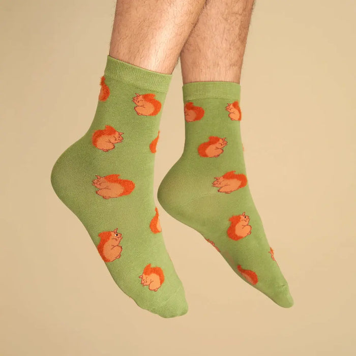 Chaussettes Écureuil par COUCOU SUZETTE • accessoire, Accessoires Mode Femme, automne, beau, cadeau
