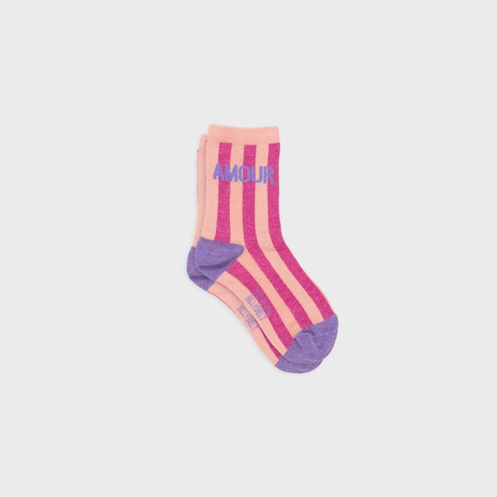 Chaussettes KIDS à message en coton peigné