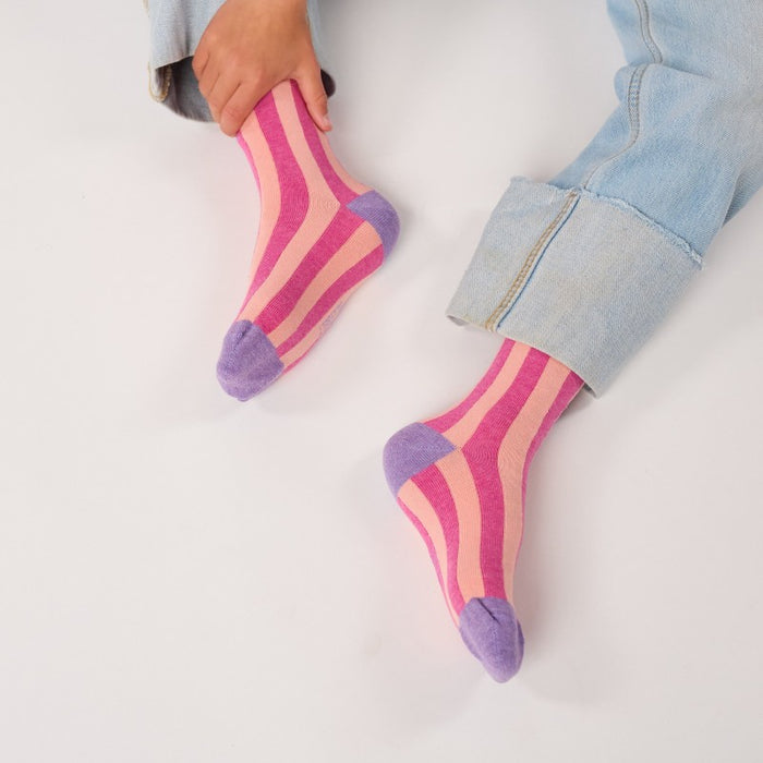 Chaussettes KIDS à message en coton peigné