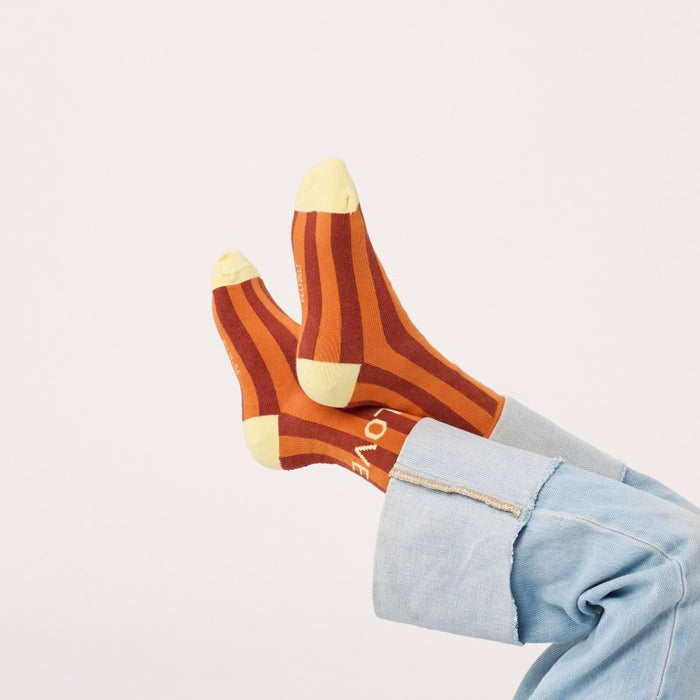 Chaussettes KIDS à message en coton peigné