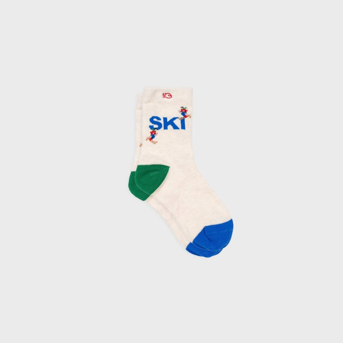 CHAUSSETTES KIDS EN COTON PEIGNÉ - Fantaisie