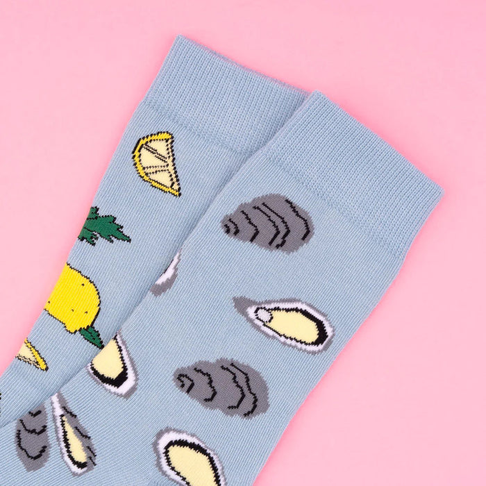 Chaussettes dépareillées Huître & Citron