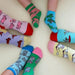 CHAUSSETTES LAPIN SKATEUR par COUCOU SUZETTE • accessoire, beau, cadeau, chaussette, embellir