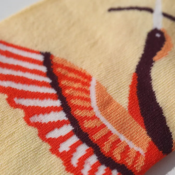 CHAUSSETTES L’OISEAU DANSANT par KOLORO STUDIO • accessoire, ALSACE, beau, cadeau, chaussette