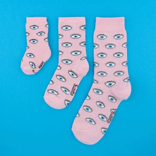 CHAUSSETTE OEIL -ENFANT par COUCOU SUZETTE • accessoire, beau, cadeau, chaussette, embellir