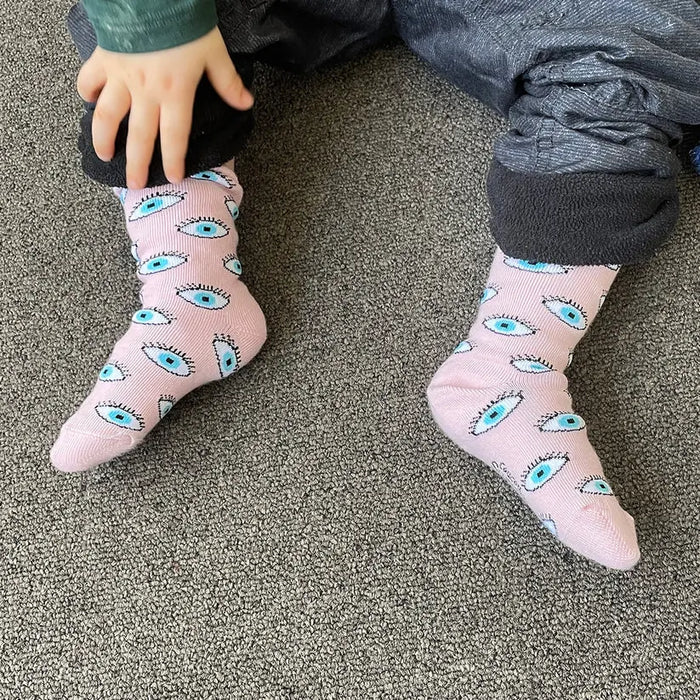 CHAUSSETTES OEIL - ENFANT par COUCOU SUZETTE • accessoire, BACK TO SCHOOL, beau, cadeau, chaussette
