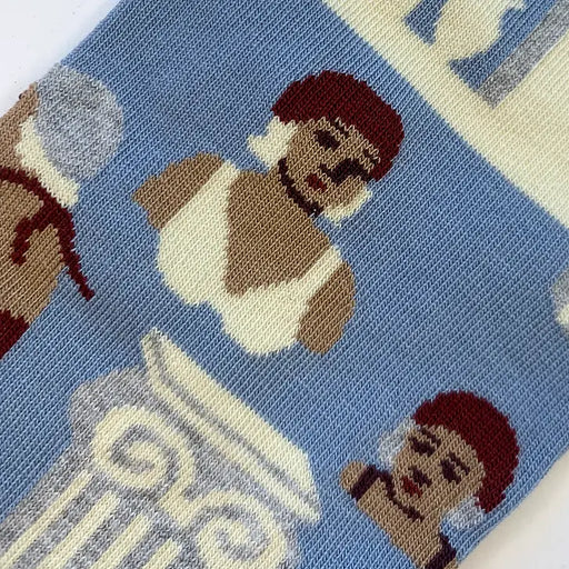 CHAUSSETTES LA RETRAITE THERMALE par KOLORO STUDIO • accessoire, ALSACE, beau, cadeau, chaussette