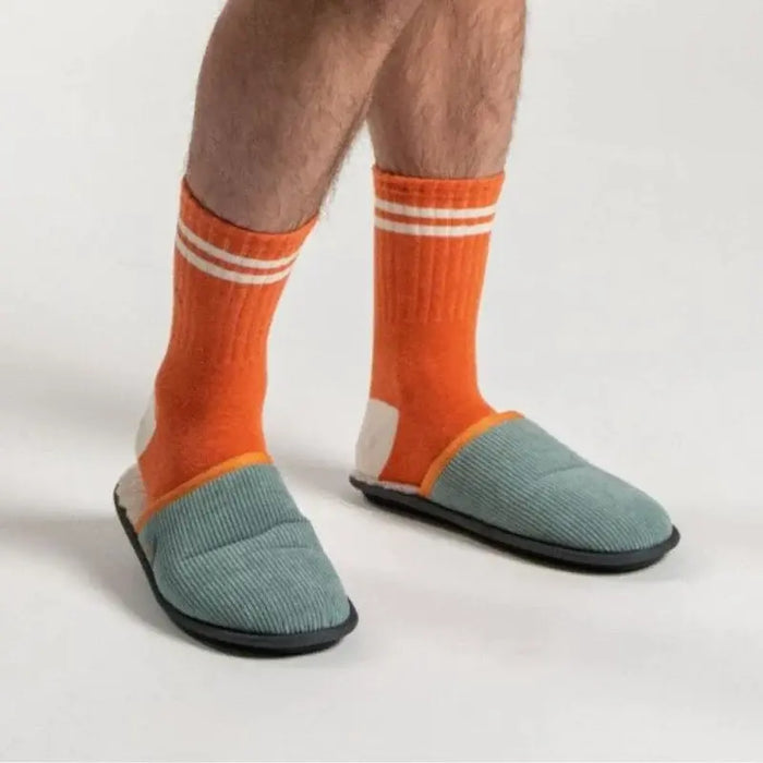 CHAUSSONS CÔTELES par BILLYBELT • BACK TO SCHOOL, cocooning, couleurs, joyeux, made in france